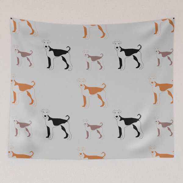 Item preview, Airedale Terrier Pattern designed and sold by Doodlehub.
