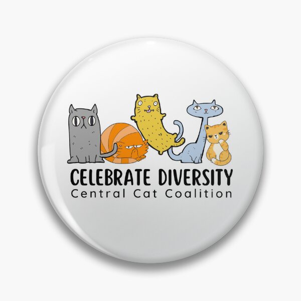 Item preview, Celebrate Diversity Central Cat Coalition designed and sold by CentralCatsTNR.