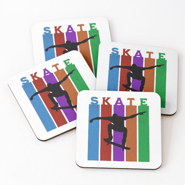 Item preview, Skateboarder Skating A Skate Board Vibrant Variant designed and sold by DreamSwiftly.