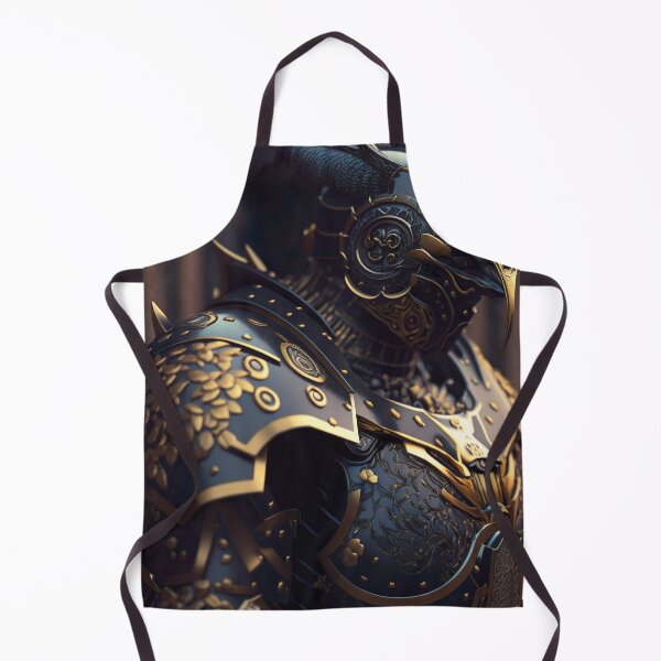 Item preview, Futuristic Samurai In Black and Gold Armor - Artwork designed and sold by jojolescargot.