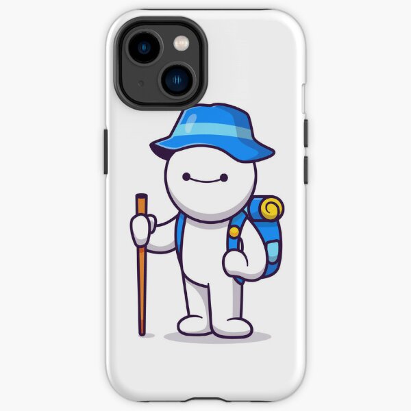 Buddy hiking in mountains iPhone Tough Case