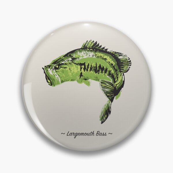 Item preview, Largemouth Bass on the Prowl Screen Print 01 designed and sold by BlueSkyTheory.