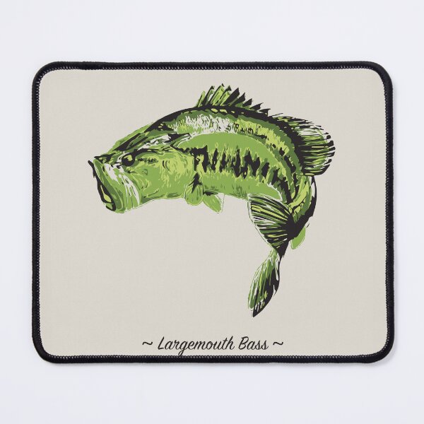 Item preview, Largemouth Bass on the Prowl Screen Print 01 designed and sold by BlueSkyTheory.