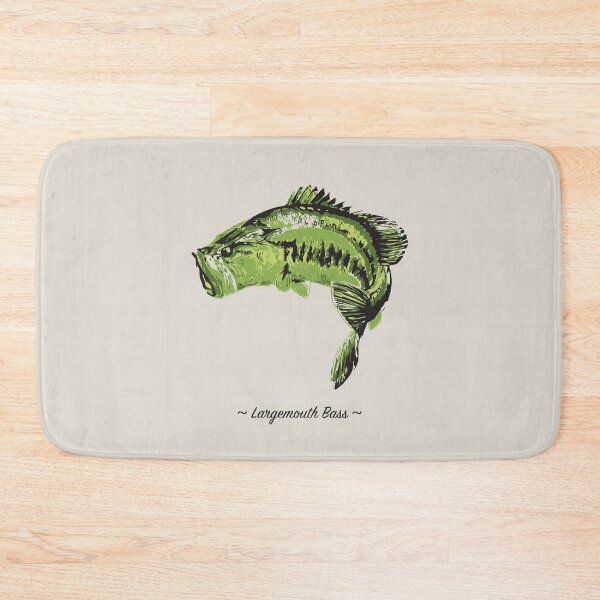 Item preview, Largemouth Bass on the Prowl Screen Print 01 designed and sold by BlueSkyTheory.