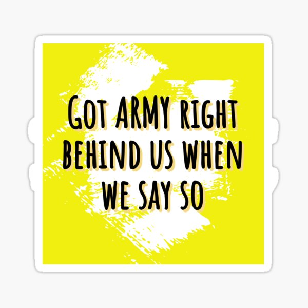 "BTS Butter (English Translation) Lyrics" Sticker for Sale by EYO