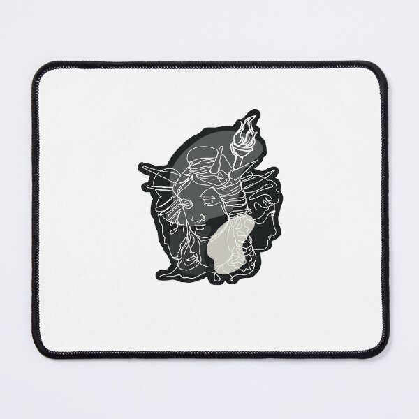 Item preview, Hecate (Trivia) Line Art Drawing (Black Background) designed and sold by suburbiaart.