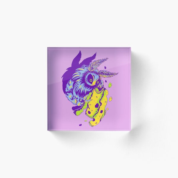 Moth Munched? Acrylic Block