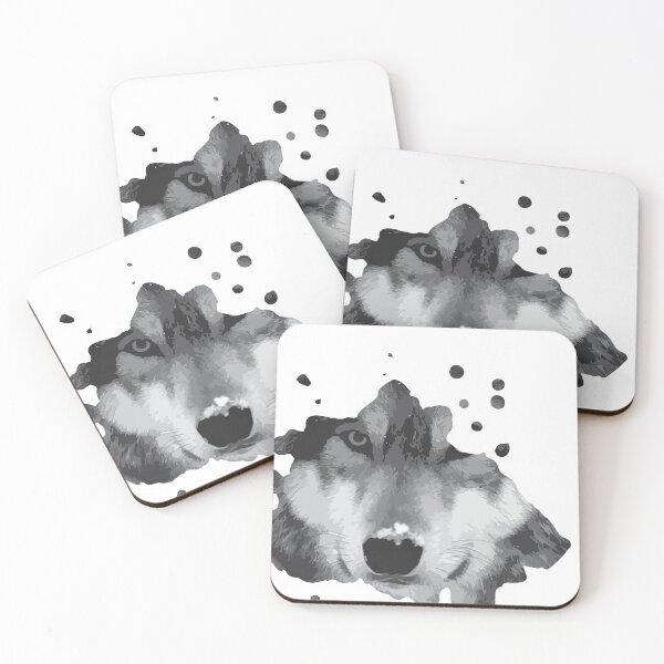 Item preview, wolf watercolor designed and sold by Origami-BA.