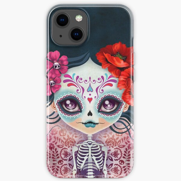 Amelia Calavera - Sugar Skull iPhone Soft Case