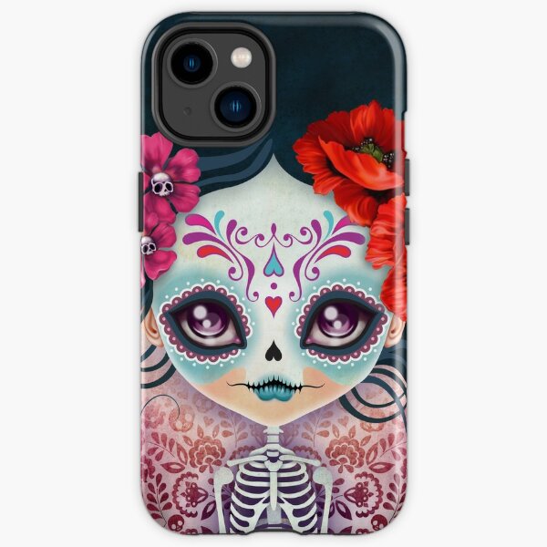 Amelia Calavera - Sugar Skull Iphone Case