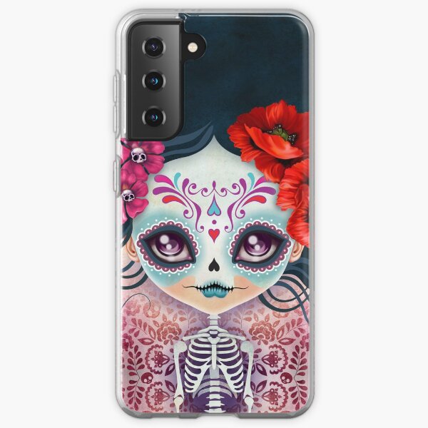 Amelia Calavera - Sugar Skull Samsung Galaxy Soft Case