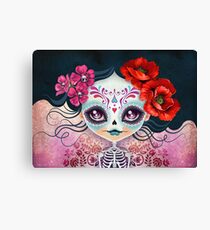 Amelia Calavera - Sugar Skull Canvas Print