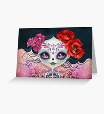 Amelia Calavera - Sugar Skull Greeting Card