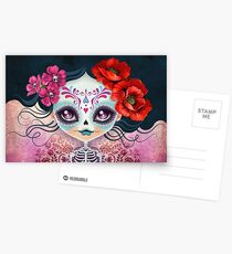 Amelia Calavera - Sugar Skull Postcards
