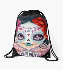Amelia Calavera - Sugar Skull Drawstring Bag