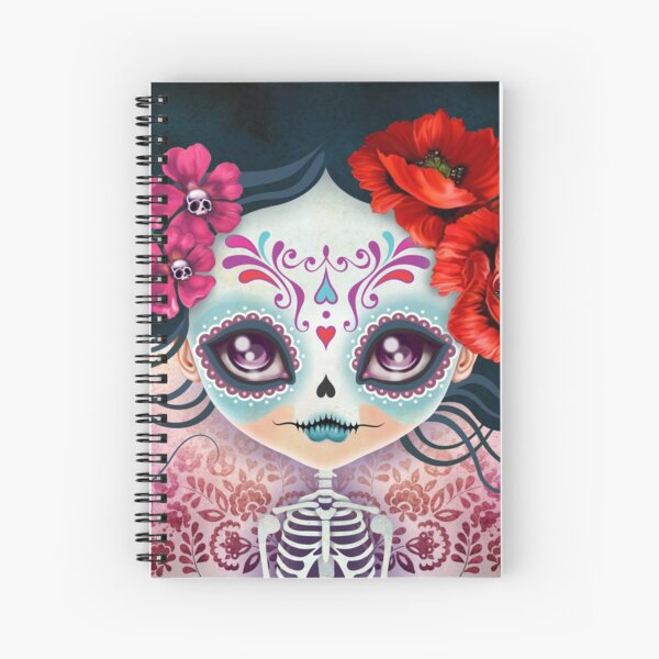 Artikel-Vorschau von Amelia Calavera - Sugar Skull, designt und verkauft von sandygrafik.