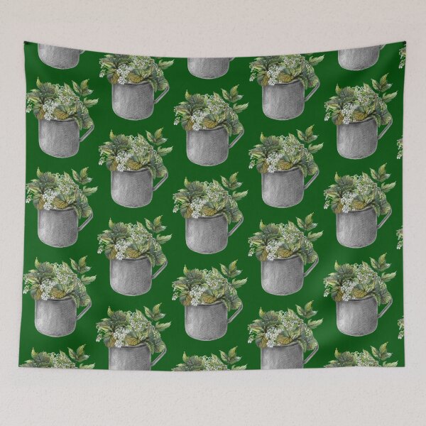 Item preview, Mug with green forest growth  .   designed and sold by nhaiphiphai0.