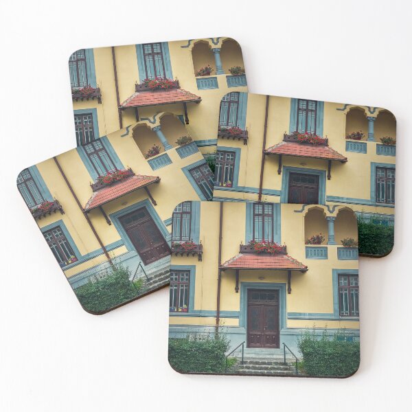 Item preview, vintage house facade designed and sold by psychoshadow.