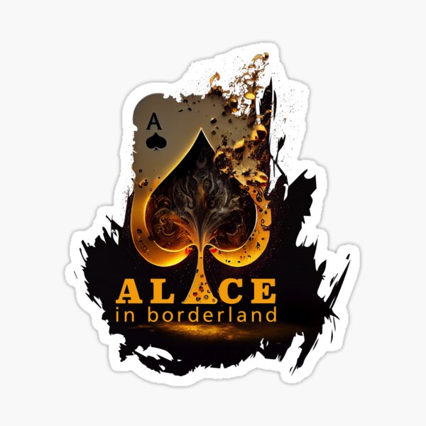 "Alice in Borderland spades and Playing Cards" Sticker for Sale by smix Redbubble
