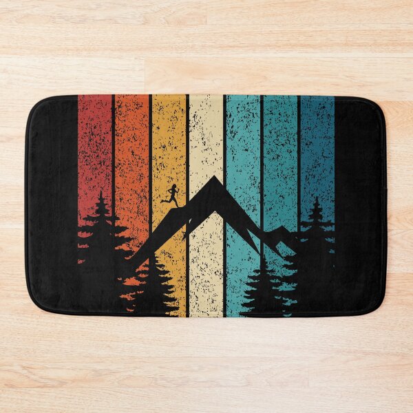 Item preview, Runner Up the Hill Retro Outdoor Sports Retro Sunset Design designed and sold by up4tee.