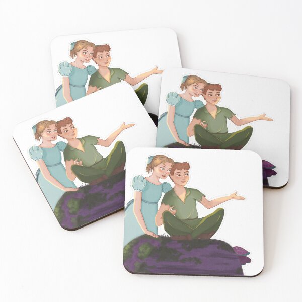 Item preview, Peter Pan and Wendy (no background) designed and sold by vspongecake.