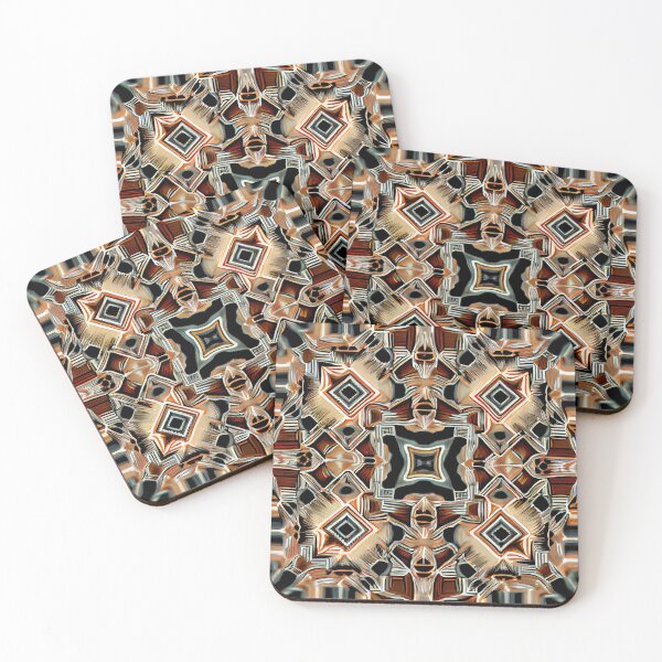 Item preview, Dense Square Artistic Transitional Pattern Digital Painting designed and sold by CodeAndColors.