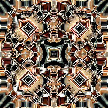 Vorschaubild zum Design Dense Square Artistic Transitional Pattern Digital Painting von CodeAndColors