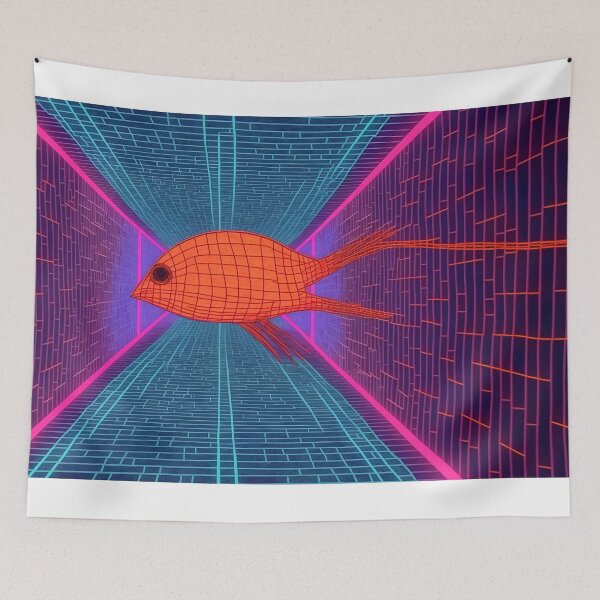 Item preview, Cosmic Swimming Pool Fish #2 designed and sold by Synthetic-Intel.