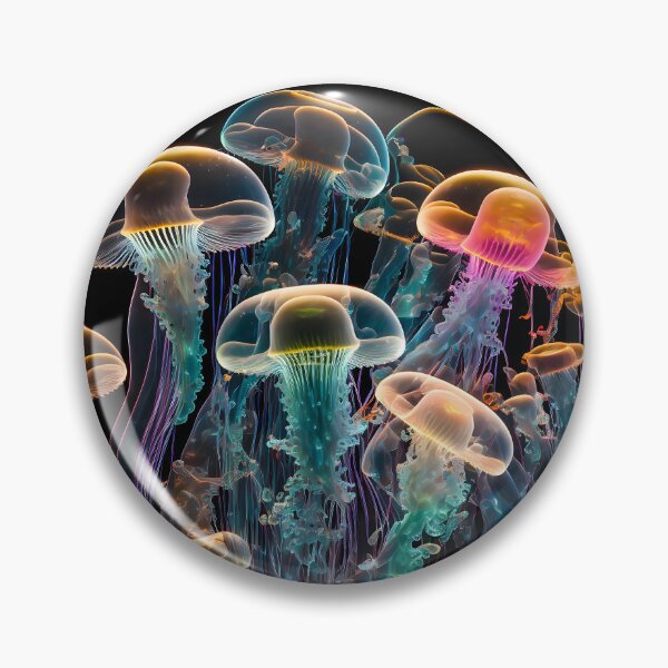 Item preview, Colorful School of Jelly Fish designed and sold by FunWearVM.