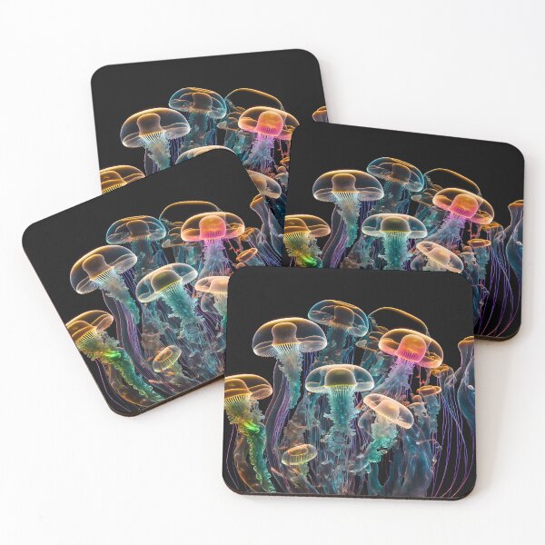 Item preview, Colorful School of Jelly Fish designed and sold by FunWearVM.