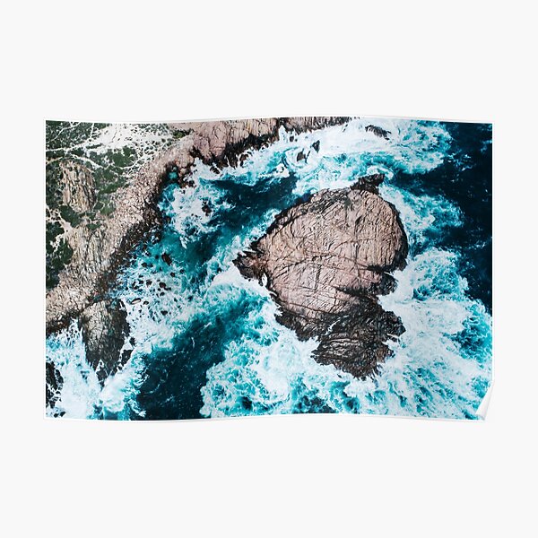 Sugarloaf Rock from above Poster