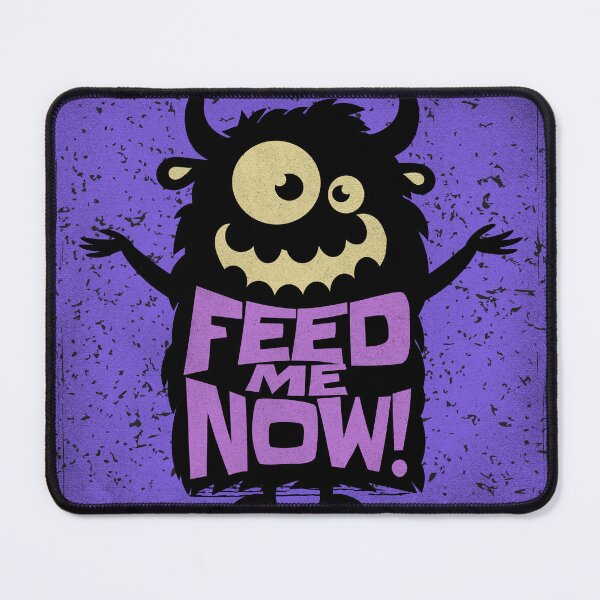 Item preview, Feed Me NOW! Hangry Monster designed and sold by DreamSwiftly.