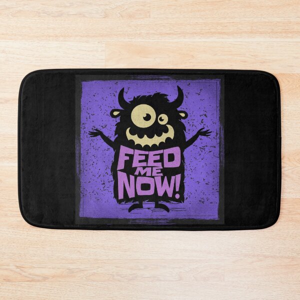 Item preview, Feed Me NOW! Hangry Monster designed and sold by DreamSwiftly.