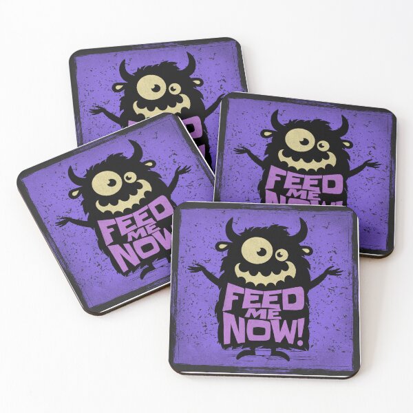Item preview, Feed Me NOW! Hangry Monster designed and sold by DreamSwiftly.