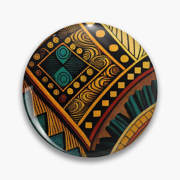Artikelvorschau, Scaley African Pattern Digital Painting entworfen und verkauft von CodeAndColors.