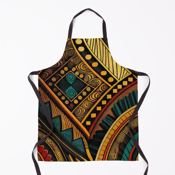 Aperçu de l'œuvre Scaley African Pattern Digital Painting créée et vendue par CodeAndColors.