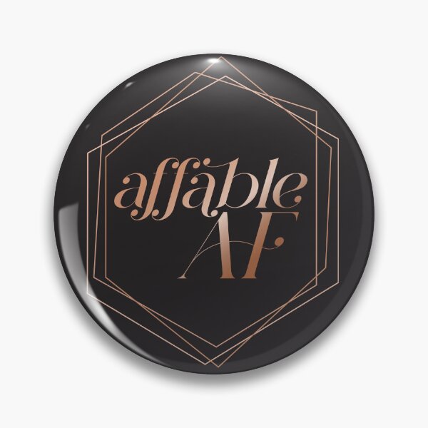 Item preview, Affable AF designed and sold by Birdbrook Academy.