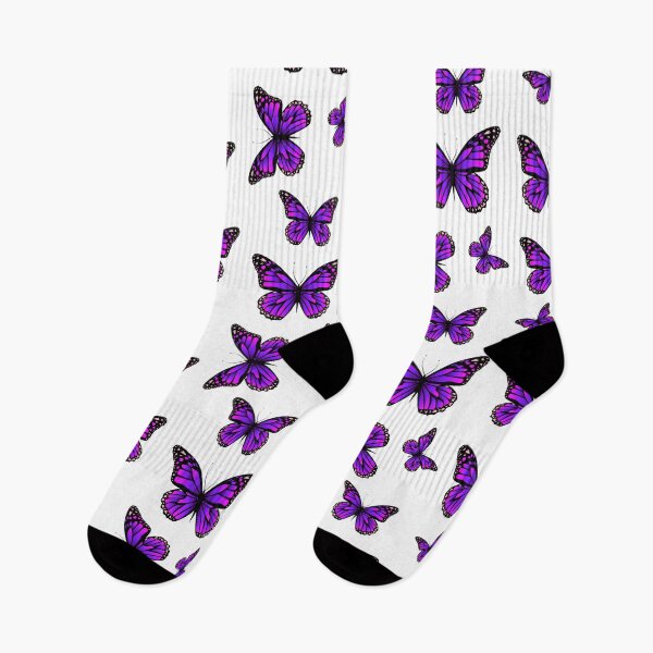 Item preview, Purple Butterfly Nature Sticker designed and sold by LunaticAsylum.