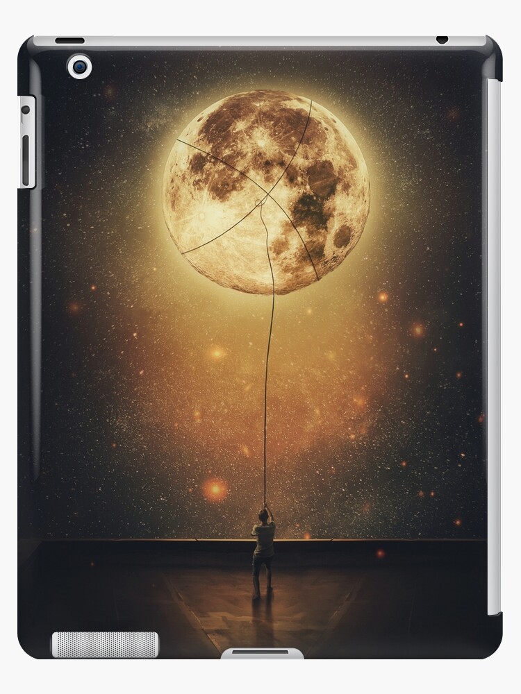 Coque et skin adhésive iPad for Sale avec l'œuvre « voler la lune » de  l'artiste psychoshadow
