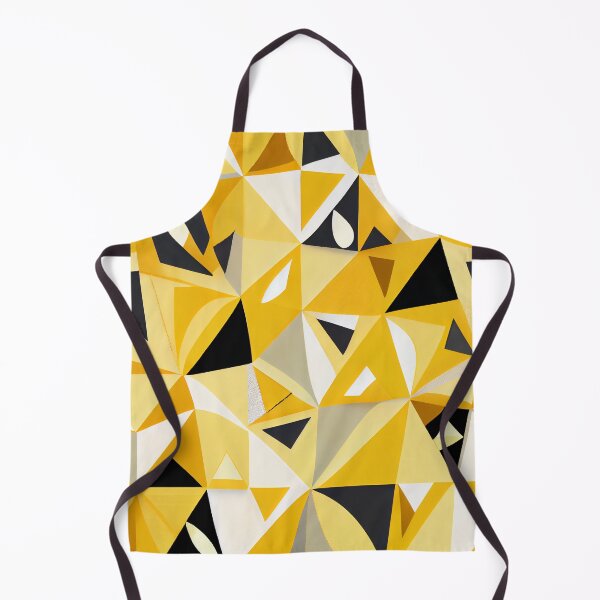 Aperçu de l'œuvre Relaxed Yellow Angular Country Pattern Digital Painting créée et vendue par CodeAndColors.