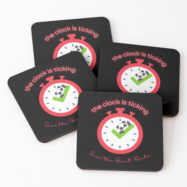 Item preview, Save The Panda The Clock is Ticking Sticker designed and sold by MagicWolfStar.