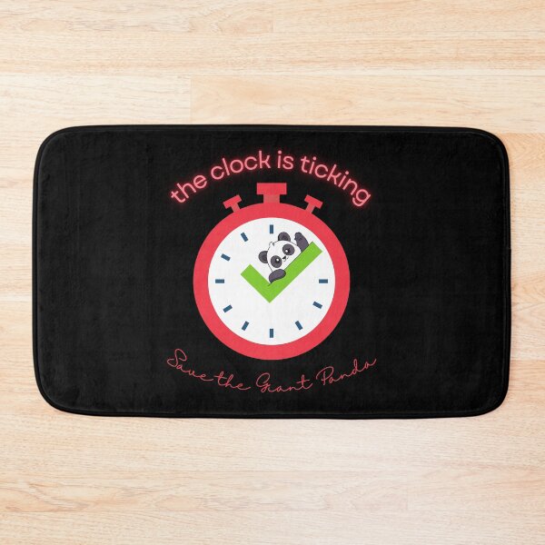 Item preview, Save The Panda The Clock is Ticking Sticker designed and sold by MagicWolfStar.