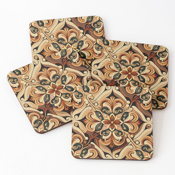 Item preview, Elegant Country Pattern Digital Painting designed and sold by CodeAndColors.