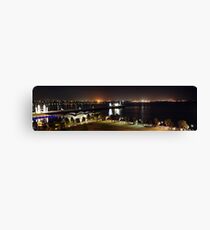 Night Time Geelong Canvas Print