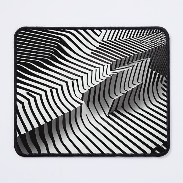 Item preview, Three Dimensional Line Pattern Digital Painting designed and sold by CodeAndColors.
