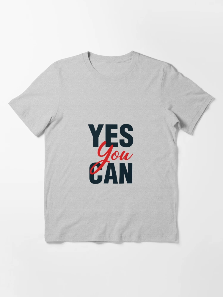 Simple Three Word Quotes: Yes You Can Typography Poster for Sale by  Viability Creative