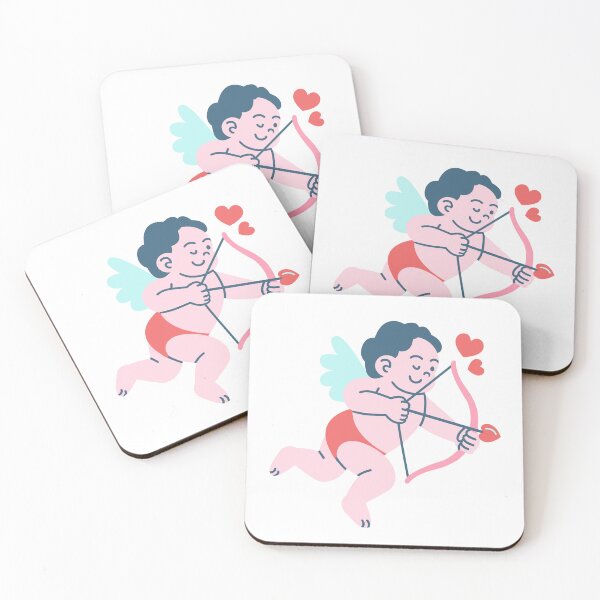 Item preview, Sticker of Cupid for Valentine's day designed and sold by Findmeifyoucan.