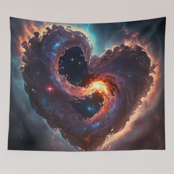 Item preview, The Fiery Swirl Heart Nebula designed and sold by KLOIK.