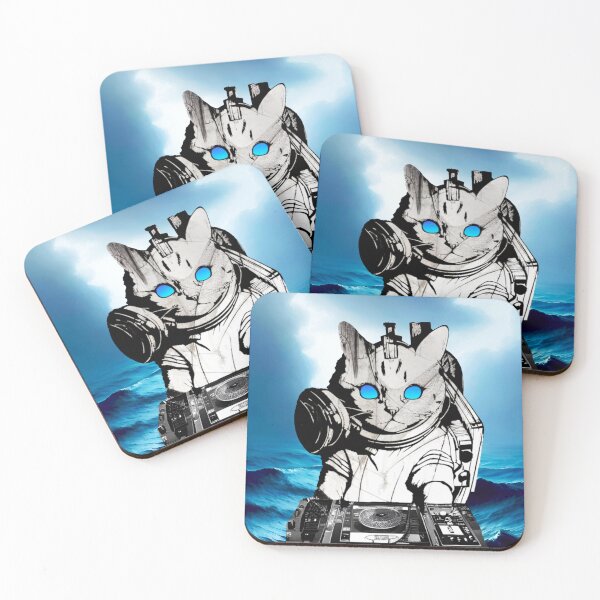 Item preview, DJ Cat on the Stirmish Sea Fine Art designed and sold by Ascooepics.