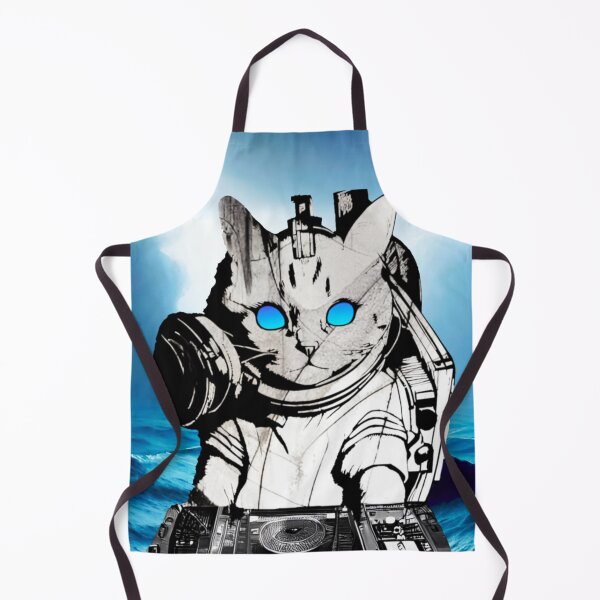 Item preview, DJ Cat on the Stirmish Sea Fine Art designed and sold by Ascooepics.